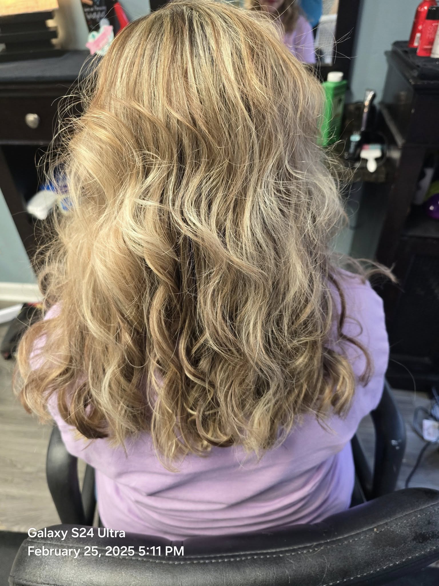 Heavy highlights at Beach Cuts Hair Salon Shallotte NC