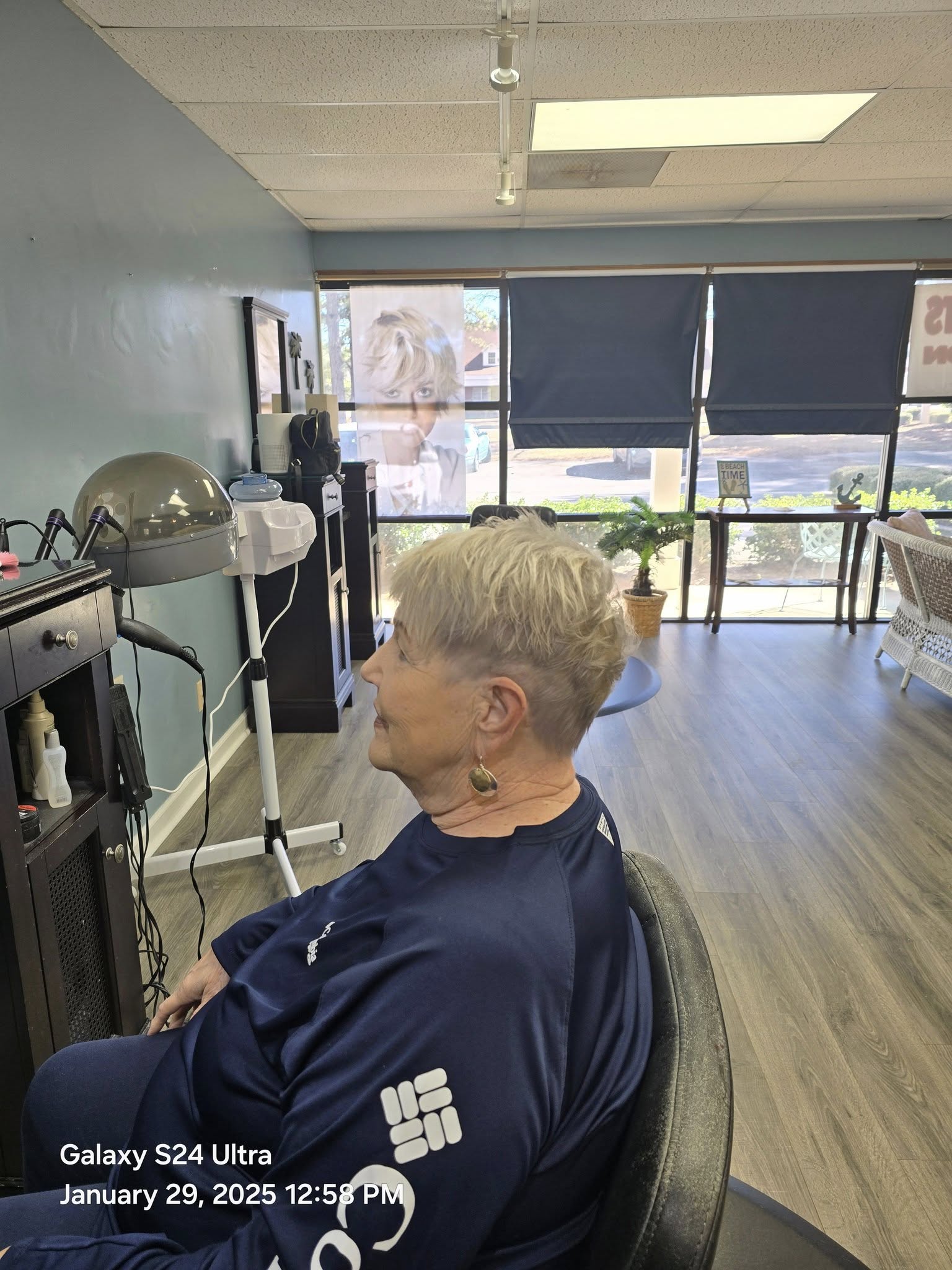 Clipper sides pixie cut at Beach Cuts Hair Salon Shallotte NC